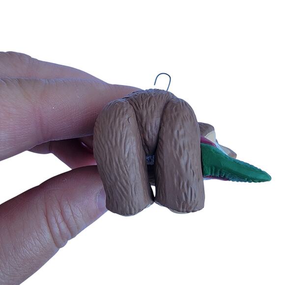 Vintage 1998 Baby's 2nd Christmas Ornament Teddy Bear & Stocking - Picture 6 of 10